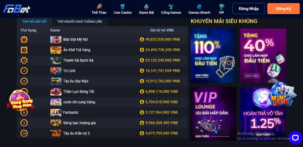 Hình ảnh lựa chọn trò chơi tại BK8 Game